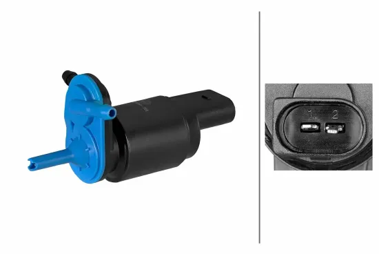 Waschwasserpumpe, Scheibenreinigung 12 V vorne HELLA 8TW 006 848-721 Bild Waschwasserpumpe, Scheibenreinigung 12 V vorne HELLA 8TW 006 848-721