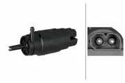 Waschwasserpumpe, Scheibenreinigung 12 V vorne HELLA 8TW 006 848-741