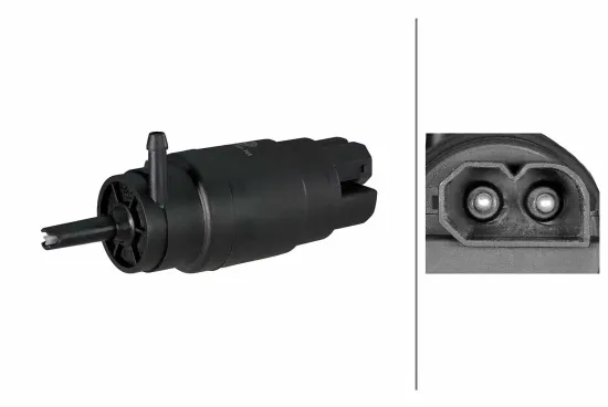 Waschwasserpumpe, Scheibenreinigung 12 V vorne HELLA 8TW 006 848-741 Bild Waschwasserpumpe, Scheibenreinigung 12 V vorne HELLA 8TW 006 848-741