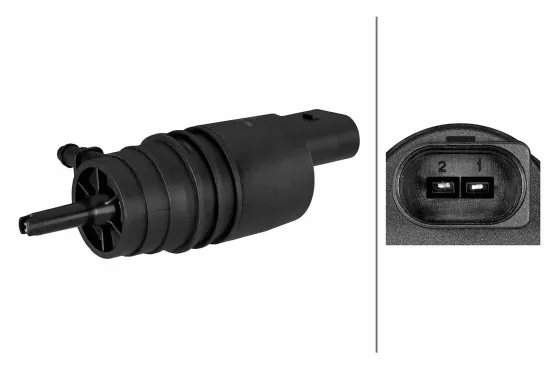 Waschwasserpumpe, Scheibenreinigung 12 V vorne HELLA 8TW 006 848-751 Bild Waschwasserpumpe, Scheibenreinigung 12 V vorne HELLA 8TW 006 848-751
