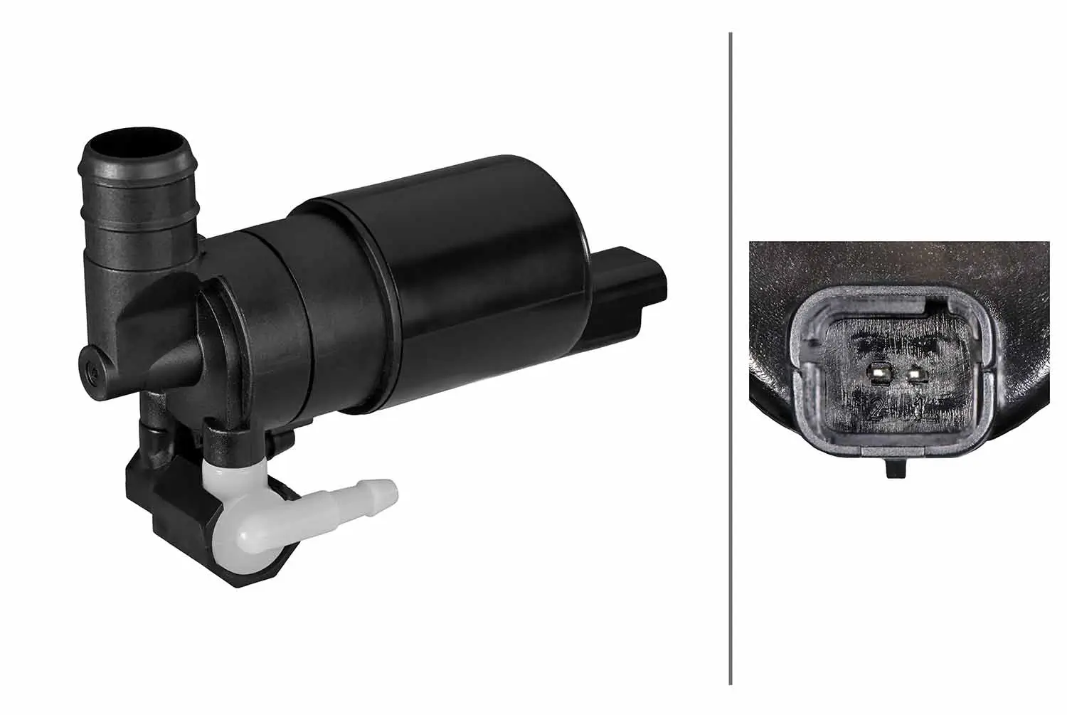 Waschwasserpumpe, Scheibenreinigung 12 V vorne HELLA 8TW 006 848-771