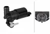 Waschwasserpumpe, Scheibenreinigung 12 V vorne HELLA 8TW 006 848-771
