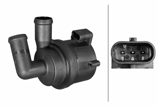 Zusatzwasserpumpe (Kühlwasserkreislauf) 12 V HELLA 8TW 358 313-321 Bild Zusatzwasserpumpe (Kühlwasserkreislauf) 12 V HELLA 8TW 358 313-321