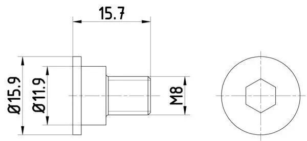 Schraube, Bremsscheibe HELLA 8DZ 355 209-031