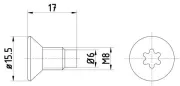 Schraube, Bremsscheibe HELLA 8DZ 355 209-041