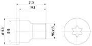 Schraube, Bremsscheibe HELLA 8DZ 355 209-051