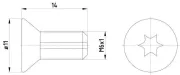 Schraube, Bremsscheibe HELLA 8DZ 355 209-121