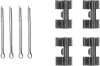 Zubehörsatz, Scheibenbremsbelag HELLA 8DZ 355 203-451