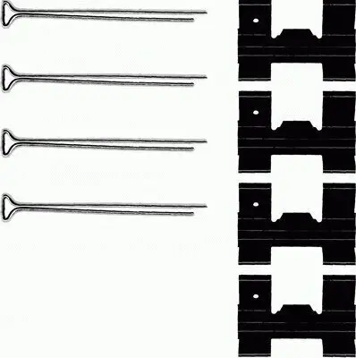 Zubehörsatz, Scheibenbremsbelag HELLA 8DZ 355 206-511 Bild Zubehörsatz, Scheibenbremsbelag HELLA 8DZ 355 206-511