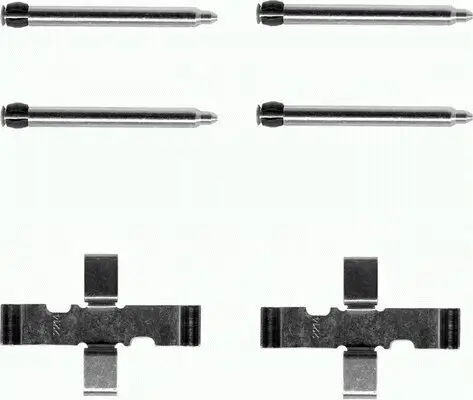 Zubehörsatz, Scheibenbremsbelag HELLA 8DZ 355 202-281 Bild Zubehörsatz, Scheibenbremsbelag HELLA 8DZ 355 202-281