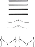 Zubehörsatz, Scheibenbremsbelag HELLA 8DZ 355 202-331