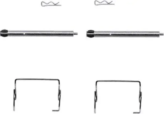 Zubehörsatz, Scheibenbremsbelag HELLA 8DZ 355 202-901 Bild Zubehörsatz, Scheibenbremsbelag HELLA 8DZ 355 202-901