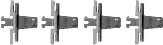 Zubehörsatz, Scheibenbremsbelag HELLA 8DZ 355 202-151 Bild Zubehörsatz, Scheibenbremsbelag HELLA 8DZ 355 202-151