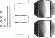 Zubehörsatz, Scheibenbremsbelag HELLA 8DZ 355 202-751