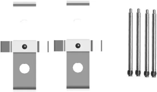 Zubehörsatz, Scheibenbremsbelag HELLA 8DZ 355 205-021 Bild Zubehörsatz, Scheibenbremsbelag HELLA 8DZ 355 205-021