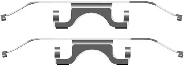 Zubehörsatz, Bremssattel HELLA 8DZ 355 201-551