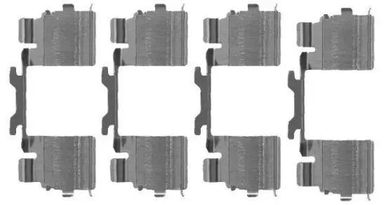 Zubehörsatz, Scheibenbremsbelag HELLA 8DZ 355 205-111 Bild Zubehörsatz, Scheibenbremsbelag HELLA 8DZ 355 205-111