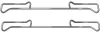 Zubehörsatz, Bremssattel HELLA 8DZ 355 201-371