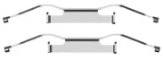 Zubehörsatz, Bremssattel HELLA 8DZ 355 201-381