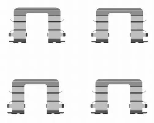 Zubehörsatz, Scheibenbremsbelag HELLA 8DZ 355 204-131 Bild Zubehörsatz, Scheibenbremsbelag HELLA 8DZ 355 204-131