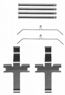 Zubehörsatz, Scheibenbremsbelag HELLA 8DZ 355 204-171 Bild Zubehörsatz, Scheibenbremsbelag HELLA 8DZ 355 204-171