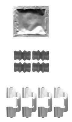 Zubehörsatz, Scheibenbremsbelag HELLA 8DZ 355 204-271 Bild Zubehörsatz, Scheibenbremsbelag HELLA 8DZ 355 204-271