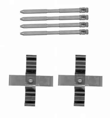 Zubehörsatz, Scheibenbremsbelag HELLA 8DZ 355 204-281 Bild Zubehörsatz, Scheibenbremsbelag HELLA 8DZ 355 204-281