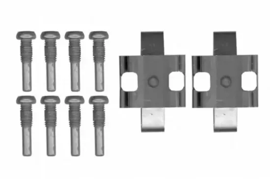 Zubehörsatz, Scheibenbremsbelag HELLA 8DZ 355 204-291 Bild Zubehörsatz, Scheibenbremsbelag HELLA 8DZ 355 204-291