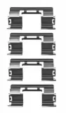 Zubehörsatz, Scheibenbremsbelag HELLA 8DZ 355 204-351