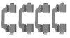 Zubehörsatz, Scheibenbremsbelag HELLA 8DZ 355 203-641