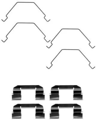 Zubehörsatz, Scheibenbremsbelag HELLA 8DZ 355 203-691