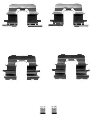 Zubehörsatz, Scheibenbremsbelag HELLA 8DZ 355 203-911 Bild Zubehörsatz, Scheibenbremsbelag HELLA 8DZ 355 203-911