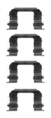 Zubehörsatz, Scheibenbremsbelag Vorderachse HELLA 8DZ 355 203-951 Bild Zubehörsatz, Scheibenbremsbelag Vorderachse HELLA 8DZ 355 203-951