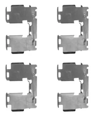 Zubehörsatz, Scheibenbremsbelag HELLA 8DZ 355 203-901