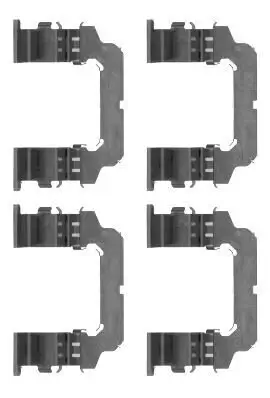 Zubehörsatz, Scheibenbremsbelag HELLA 8DZ 355 204-621 Bild Zubehörsatz, Scheibenbremsbelag HELLA 8DZ 355 204-621