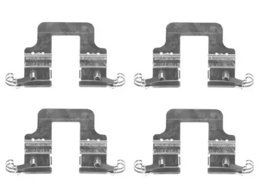 Zubehörsatz, Scheibenbremsbelag HELLA 8DZ 355 204-851 Bild Zubehörsatz, Scheibenbremsbelag HELLA 8DZ 355 204-851