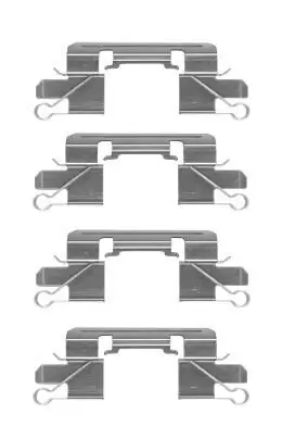 Zubehörsatz, Scheibenbremsbelag HELLA 8DZ 355 204-941 Bild Zubehörsatz, Scheibenbremsbelag HELLA 8DZ 355 204-941