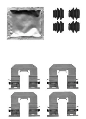 Zubehörsatz, Scheibenbremsbelag HELLA 8DZ 355 205-241 Bild Zubehörsatz, Scheibenbremsbelag HELLA 8DZ 355 205-241