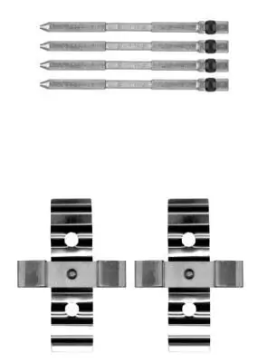 Zubehörsatz, Scheibenbremsbelag HELLA 8DZ 355 205-261 Bild Zubehörsatz, Scheibenbremsbelag HELLA 8DZ 355 205-261