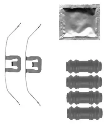 Zubehörsatz, Bremssattel HELLA 8DZ 355 205-481