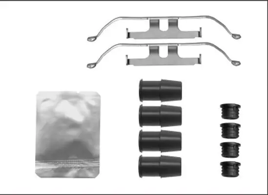 Zubehörsatz, Bremssattel HELLA 8DZ 355 205-631