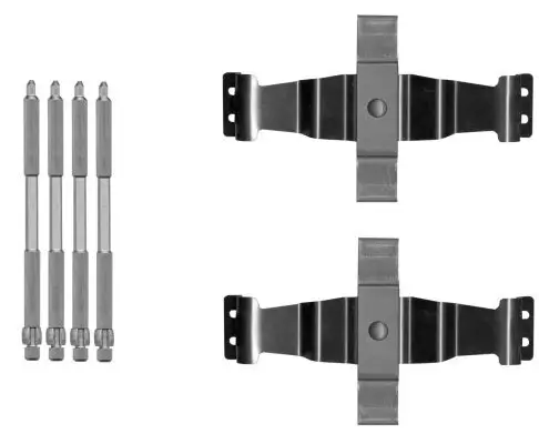 Zubehörsatz, Scheibenbremsbelag HELLA 8DZ 355 206-261 Bild Zubehörsatz, Scheibenbremsbelag HELLA 8DZ 355 206-261