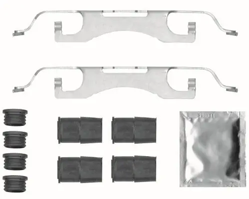 Zubehörsatz, Bremssattel HELLA 8DZ 355 207-321