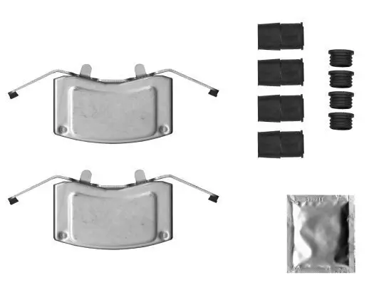 Zubehörsatz, Bremssattel HELLA 8DZ 355 205-671