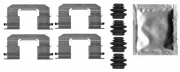 Zubehörsatz, Scheibenbremsbelag HELLA 8DZ 355 206-701