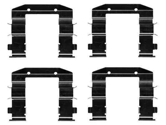 Zubehörsatz, Scheibenbremsbelag HELLA 8DZ 355 206-371 Bild Zubehörsatz, Scheibenbremsbelag HELLA 8DZ 355 206-371