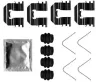 Zubeh&ouml;rsatz, Scheibenbremsbelag Hinterachse HELLA 8DZ 355 206-961