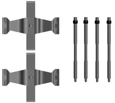 Zubehörsatz, Scheibenbremsbelag HELLA 8DZ 355 206-441 Bild Zubehörsatz, Scheibenbremsbelag HELLA 8DZ 355 206-441