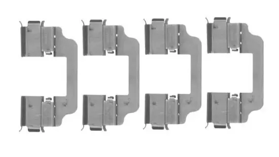 Zubehörsatz, Scheibenbremsbelag HELLA 8DZ 355 207-051 Bild Zubehörsatz, Scheibenbremsbelag HELLA 8DZ 355 207-051