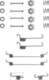 Zubehörsatz, Bremsbacken HELLA 8DZ 355 200-061